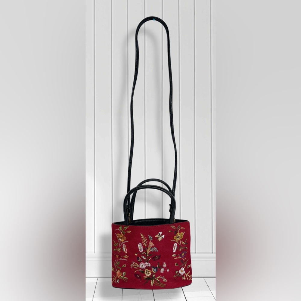 Cottage Core Feminine Floral Cross Body Bag